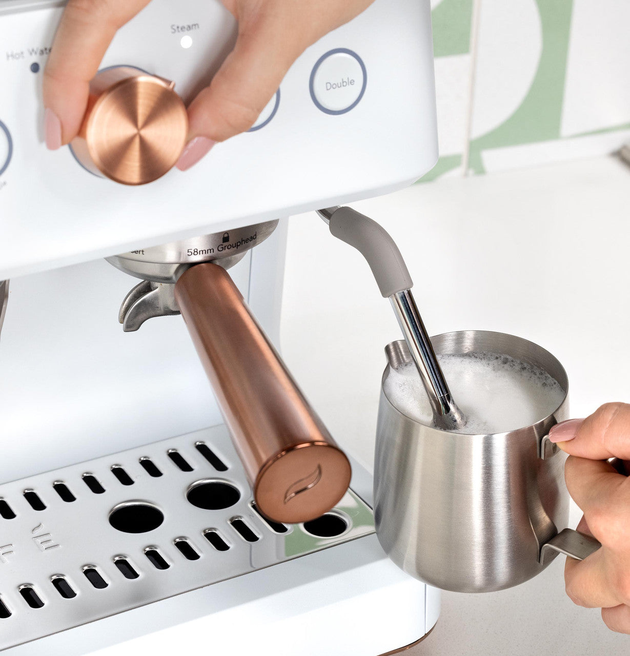 Café™ BELLISSIMO Semi-automatic Espresso Maker + Frother