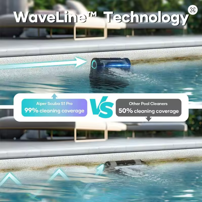 Robot Limpiador de piscinas inalámbrico "Aiper Scuba S1 Pro"