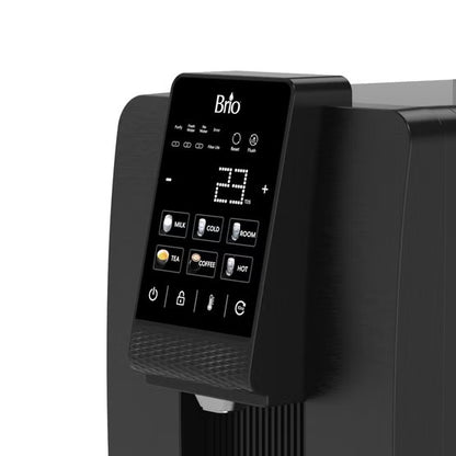 Dispensador de Agua Brio Q20 con Ósmosis Inversa | Filtración RO 3 Etapas + Autolimpieza UV, 6 Temperaturas, Sin Plomería