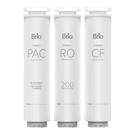Dispensador de Agua Brio Q20 con Ósmosis Inversa | Filtración RO 3 Etapas + Autolimpieza UV, 6 Temperaturas, Sin Plomería