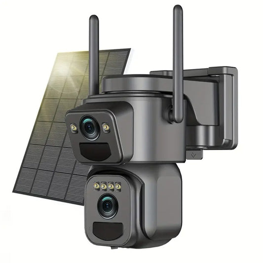 Cámara WiFi 4K con Panel Solar y Batería Integrada